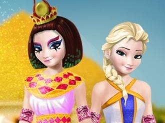 Elsa Time Travel Ancient Egypt