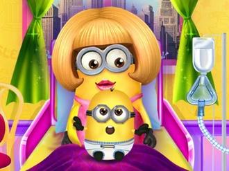 Minion Girl and The New Born Baby