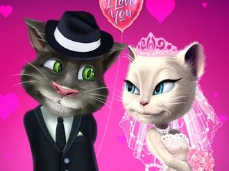 Talking Tom and Angela Wedding Party