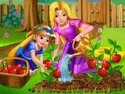 Rapunzel Mommy Gardening 