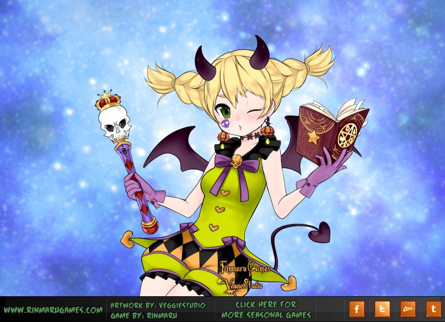 Anime halloween magical girl
