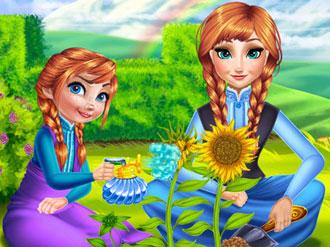 Anna Mommy Gardening