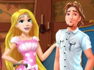 Rapunzel and Flynn Moving Together