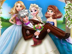 Elsa Wedding Photo Dress Up
