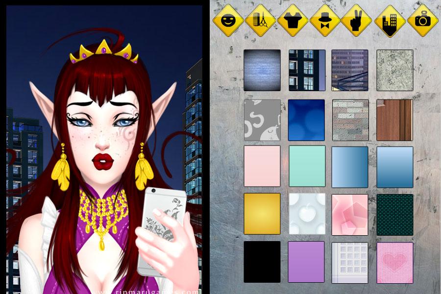 Urban Elf dress up game