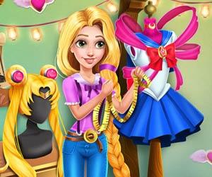 Rapunzel Sailor Moon Cosplay