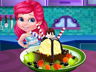 Princess Cooking Ice Cream
