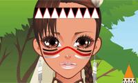 Mohican Girl Make-Up