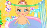 Baby Bathing: Time to Sleep
