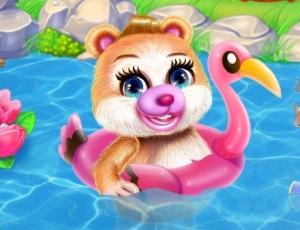 Cute Bear Caring