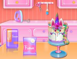Unicorn Cake Cooking