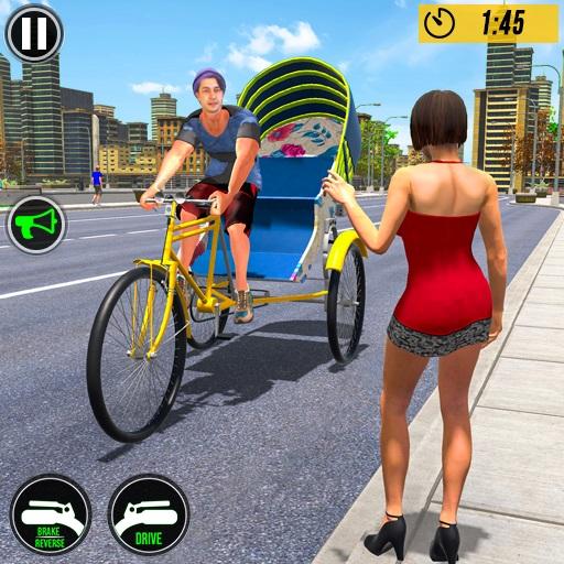 Bicycle Tuk Tuk Auto Rickshaw New Driving Games
