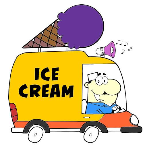 Ice Cream Trucks Coloring